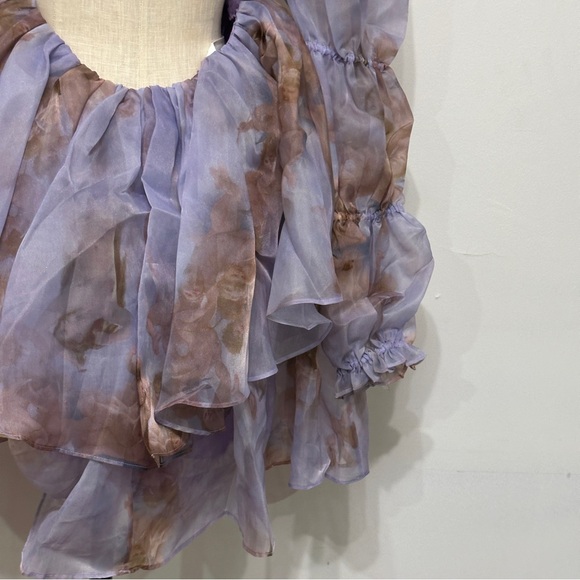 Selkie The Moonlight Dress in Venus Ruffle Purple - size M - Picture 5 of 9